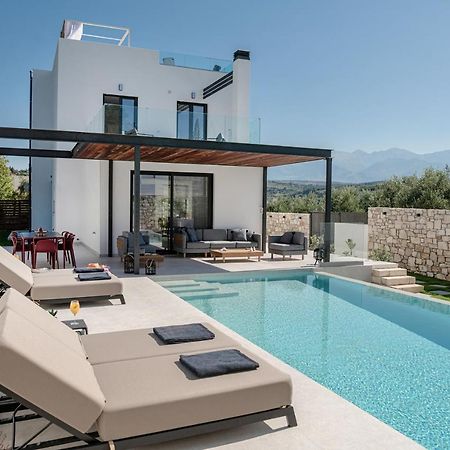 Avrilia Seaside Villa Heated Pool Almirida Exterior foto
