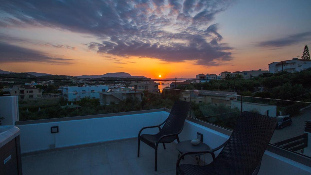 Avrilia Seaside Villa Heated Pool Almirida Exterior foto