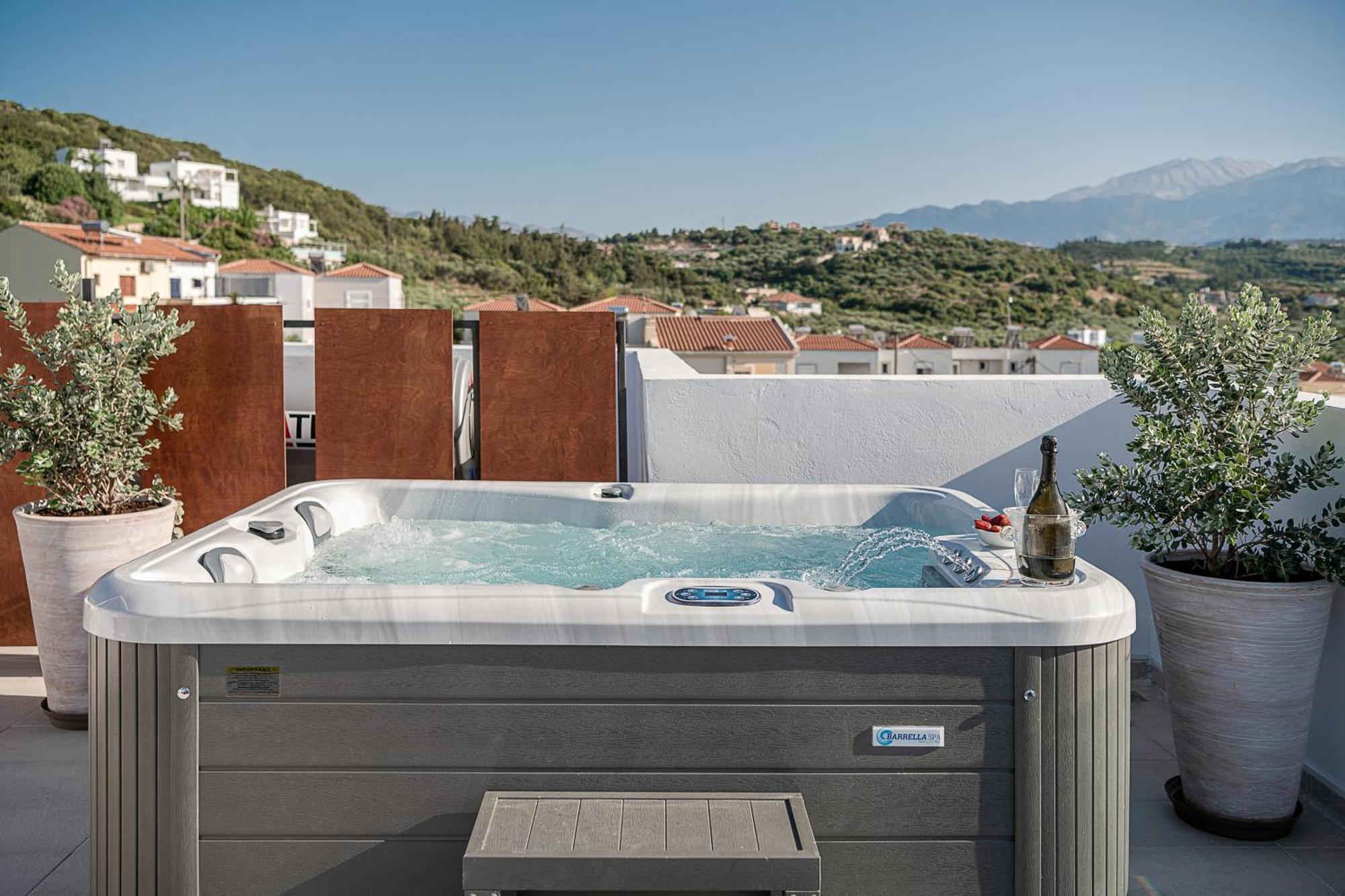 Avrilia Seaside Villa Heated Pool Almirida Exterior foto