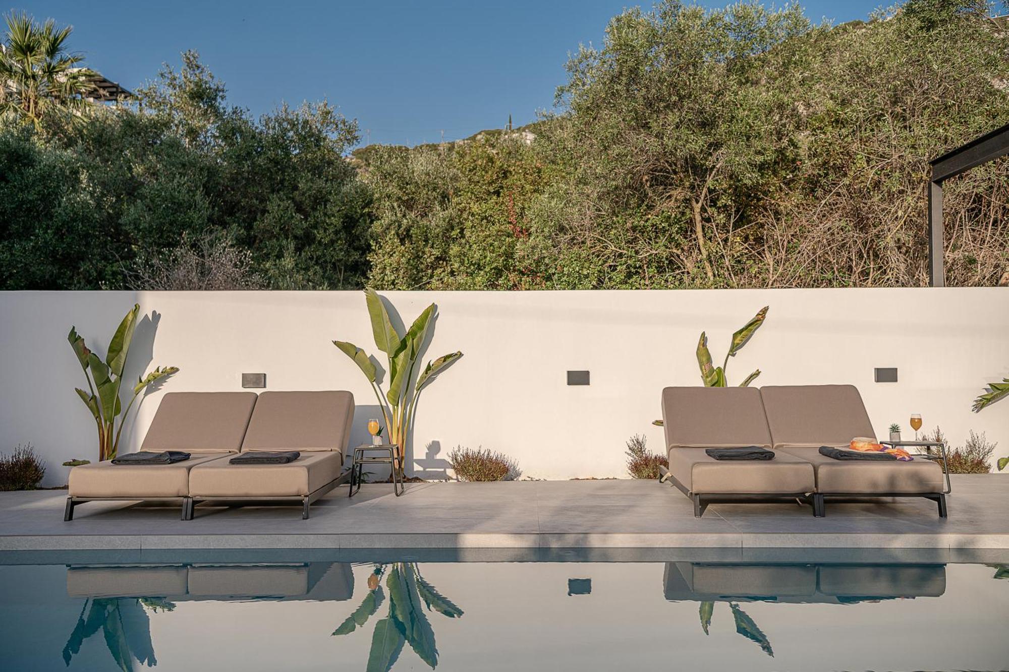 Avrilia Seaside Villa Heated Pool Almirida Exterior foto